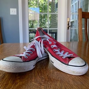 Red converse